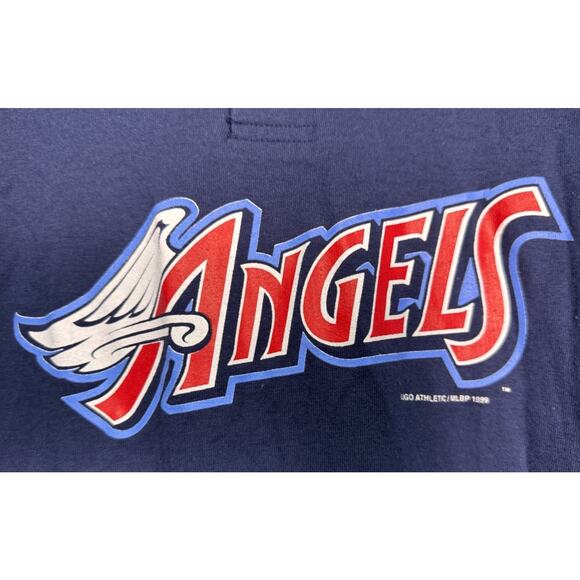 Vintage 1999 Logo 7 MLB Los Angeles Anaheim Angels Youth Large/Adult Medium NEW - Picture 2 of 7